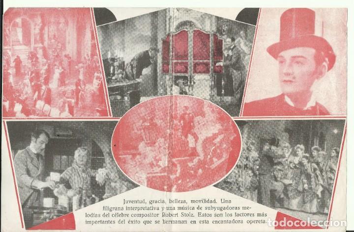 Cine: PTCC 073 LAS ALEGRES CHICAS DE VIENA PROGRAMA DOBLE WILLI FORST LEE PARRY - Foto 2