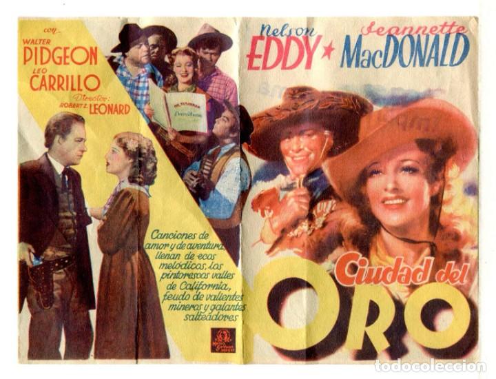 Cine: LA CIUDAD DEL ORO, con Jeanette MacDonald. - Foto 1