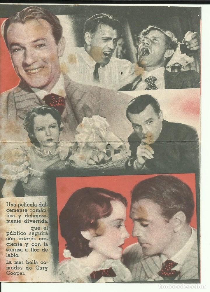 Cine: PTCC 073 LA MUJER PREFERIDA PROGRAMA DOBLE PARAMOUNT GARY COOPER FAY WRAY - Foto 1