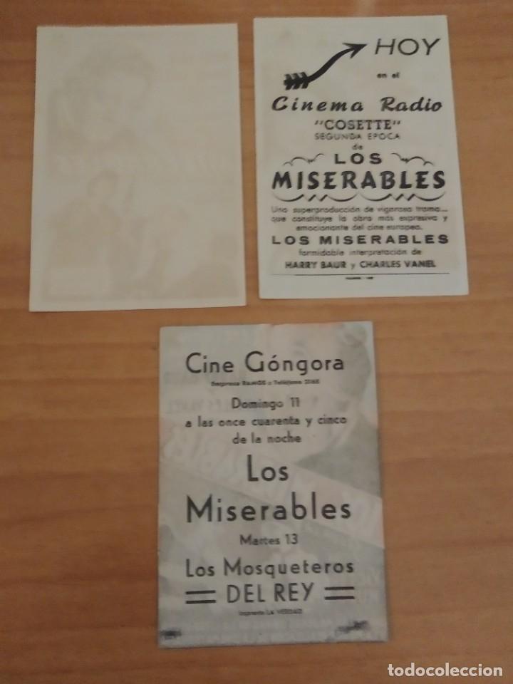 Cine: Z-- PROGRAMAS DE CINE -- LOS MISERABLES - Foto 2