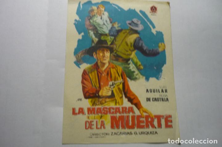 Cine: PROGRAMA LA MASCARA DE LA MUERTE -LUIS AGUILAR - Foto 1