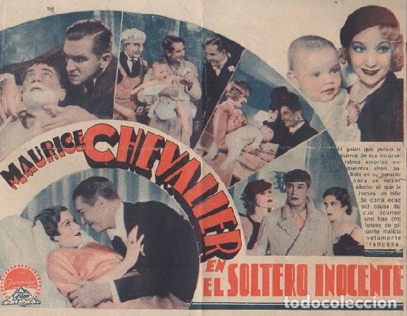 Cine: PROGRAMA DE CINE DOBLE EL SOLTERO INOCENTE. PC-4829 - Foto 2