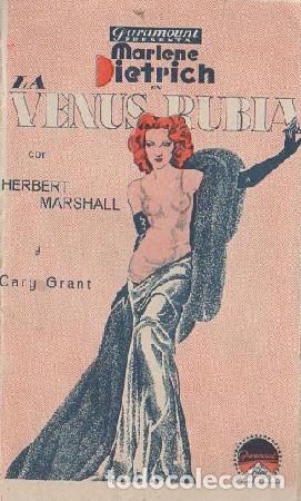 Cine: PROGRAMA DOBLE DE CINE LA VENUS RUBIA. PC-4831 - Foto 1