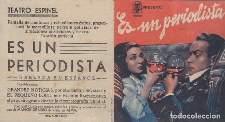 Cine: PROGRAMA DOBLE DE CINE ES UN PERIODISTA PC-4834 - Foto 1