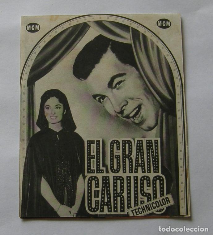 Cine: PROGRAMA DE CINE DOBLE EL GRAN CARUSO - Foto 1