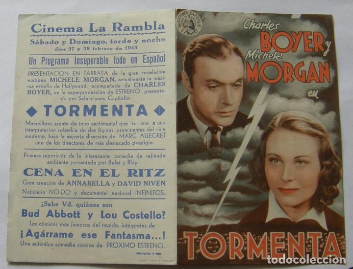 Cine: PROGRAMA DE CINE DOBLE -TORMENTA - Foto 3