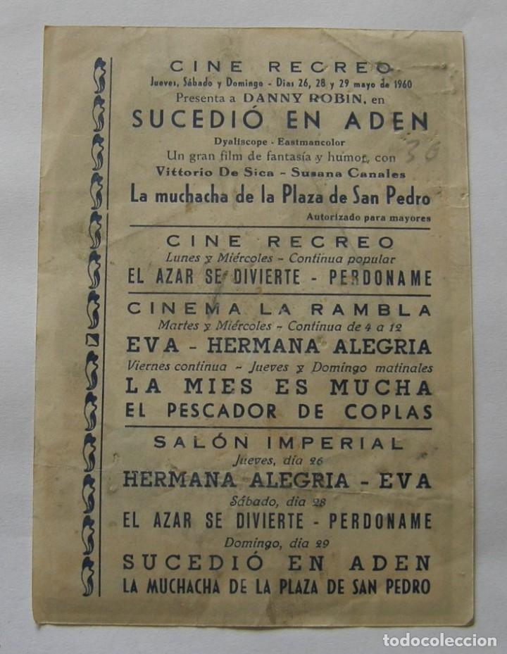 Cine: PROGRAMA DE CINE SUCEDIO EN ADEN - Foto 2