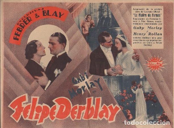 Cine: PROGRAMA DOBLE DE CINE. FELIPE DERBLAY. PC-4855 - Foto 2