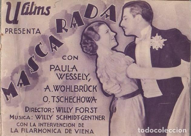 Cine: PROGRAMA DOBLE DE CINE. MASCARADA. PC-4857 - Foto 1