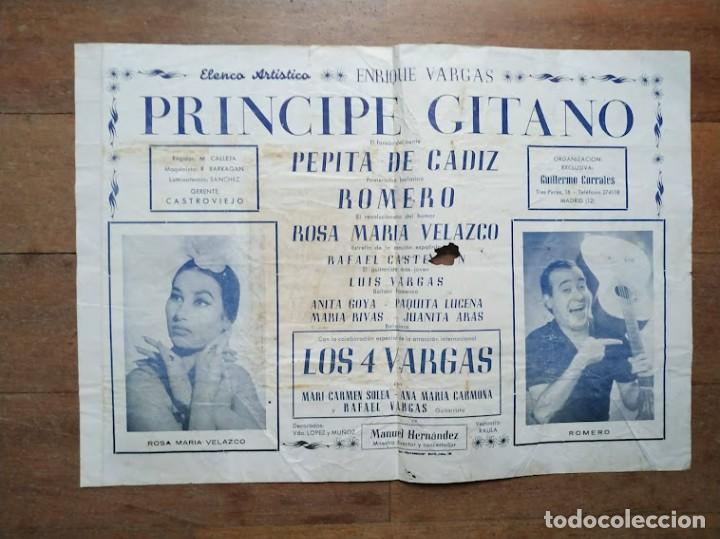 Cine: PTCC 077 EL PRINCIPE GITANO EMBRUJO PROGRAMA TEATRO APOLO BARCELONA - Foto 2