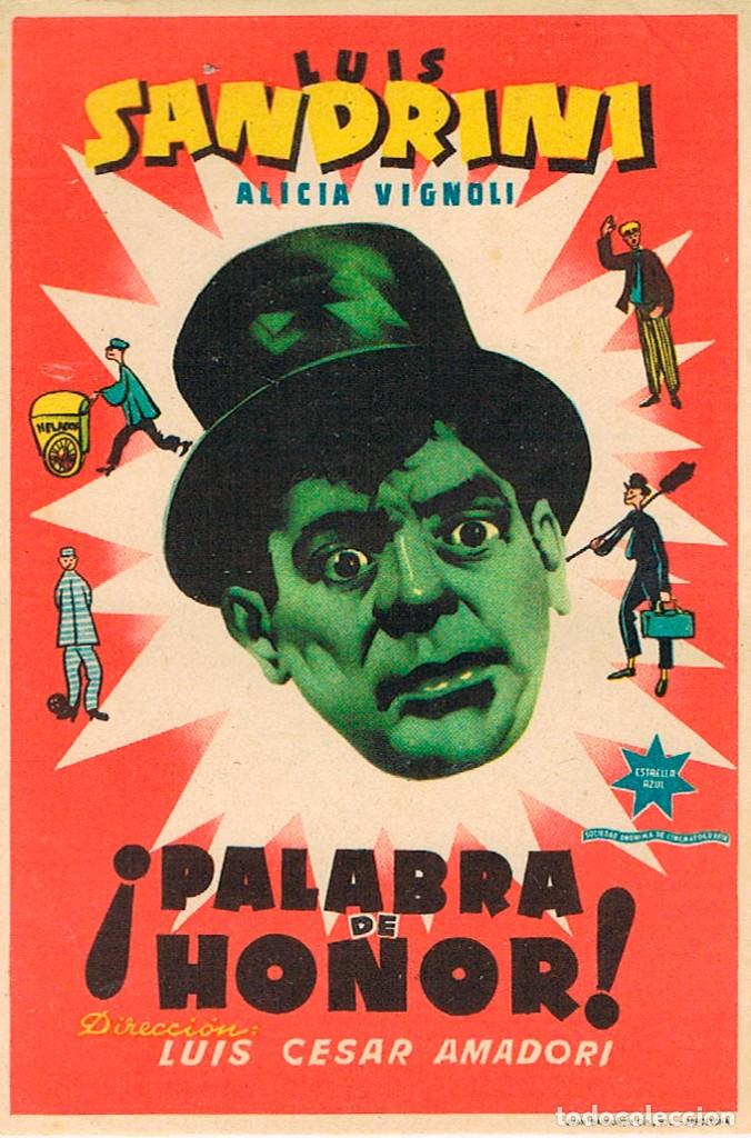 Cine: &iexcl;PALABRA DE HONOR!, CON LUIS SANDRINI - Foto 1