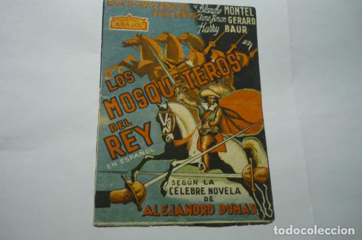 Cine: PROGRAMA LOS MOSQUETRO DEL REY .-HARRY BAUR - Foto 1