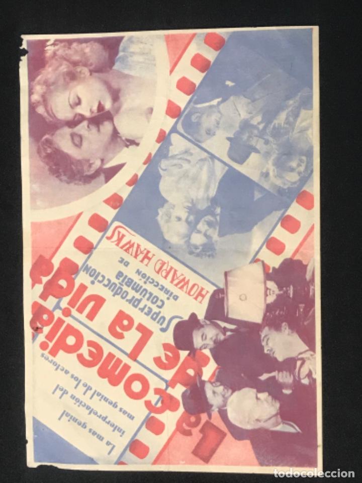 Cine: LA COMEDIA DE LA VIDA PROGRAMA DOBLE CIFESA CAROLE LOMBARD JOHN BARRYMORE HOWARD HAWKS 1939. - Foto 3 - 288130003