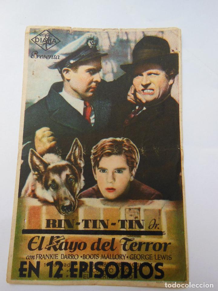 Cine: PROGRAMA DE MANO . Rin-Tin-Tin . SIN PUBLICIDAD . - Foto 1