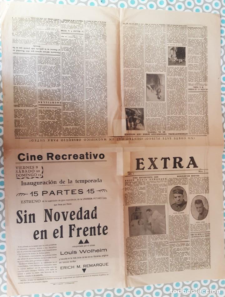  Foglietti di film di film antichi di cinema: Sin novedad en el frente, programa gigante a&ntilde;os 20