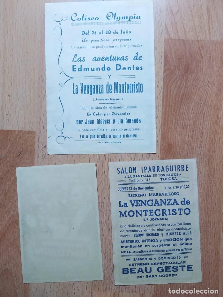 Cine: Z-- PROGRAMAS DE CINE -- LA VENGANZA DE MONTECRISTO - Foto 2