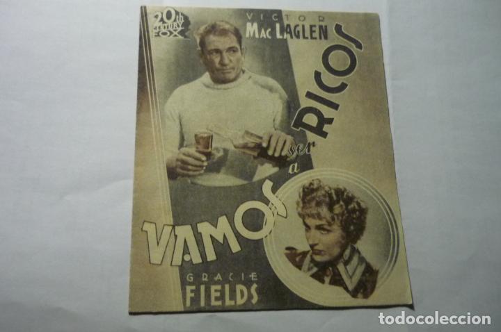 Cine: PROGRAMA DOBLE VAMOS A SER RICOS- VICTOR MAC LAGLEN PUBLICIDAD - Foto 1