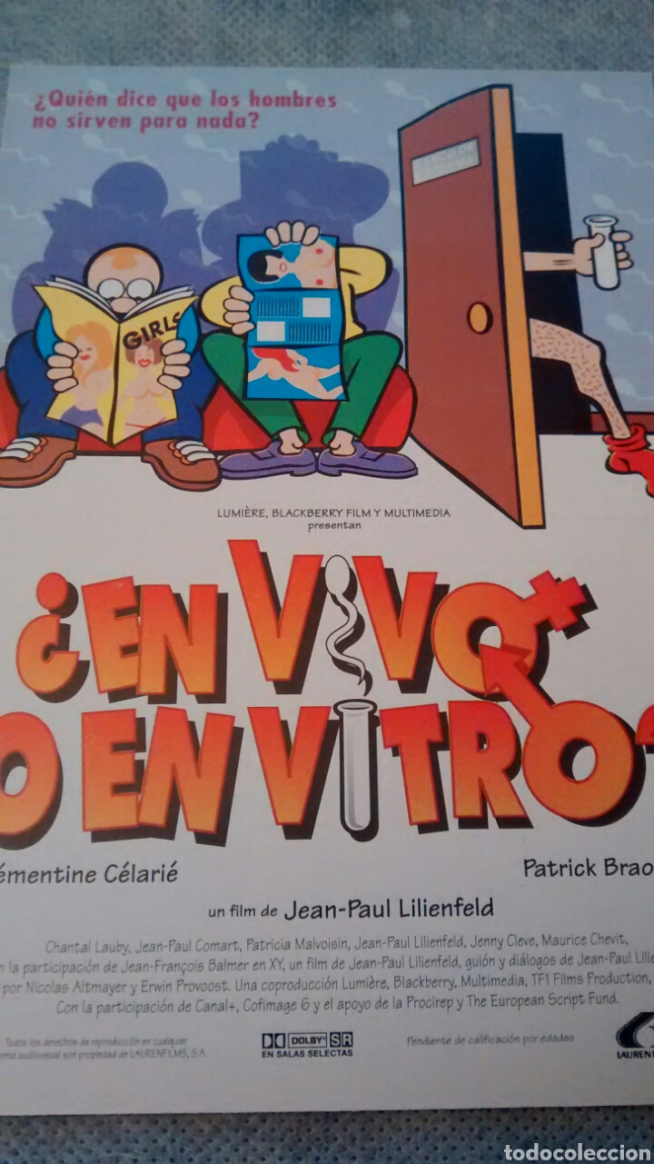 Cine: &iquest;EN VIVO O EN VITRO? (A1) - Foto 1
