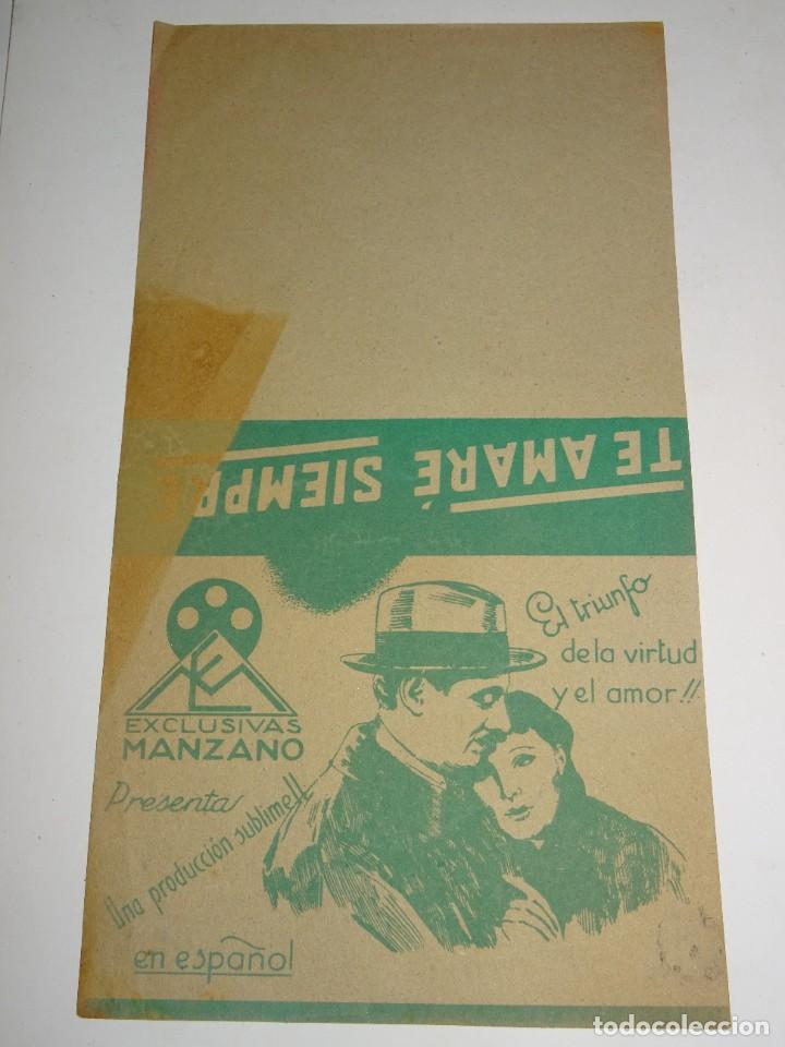 Cine: PROGRAMA DE CINE - TE AMAR&Eacute; SIEMPRE - EXCLUSIVAS MANZANO, SIN DOBLAR - Foto 2