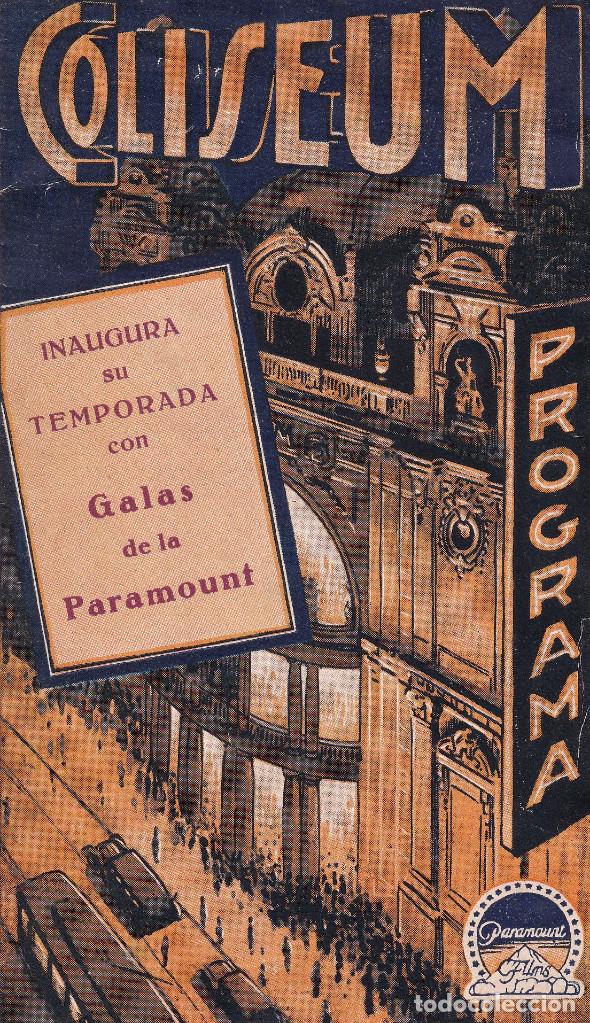 Cine: TEMPORADA COLISEUM 1930 - Foto 1