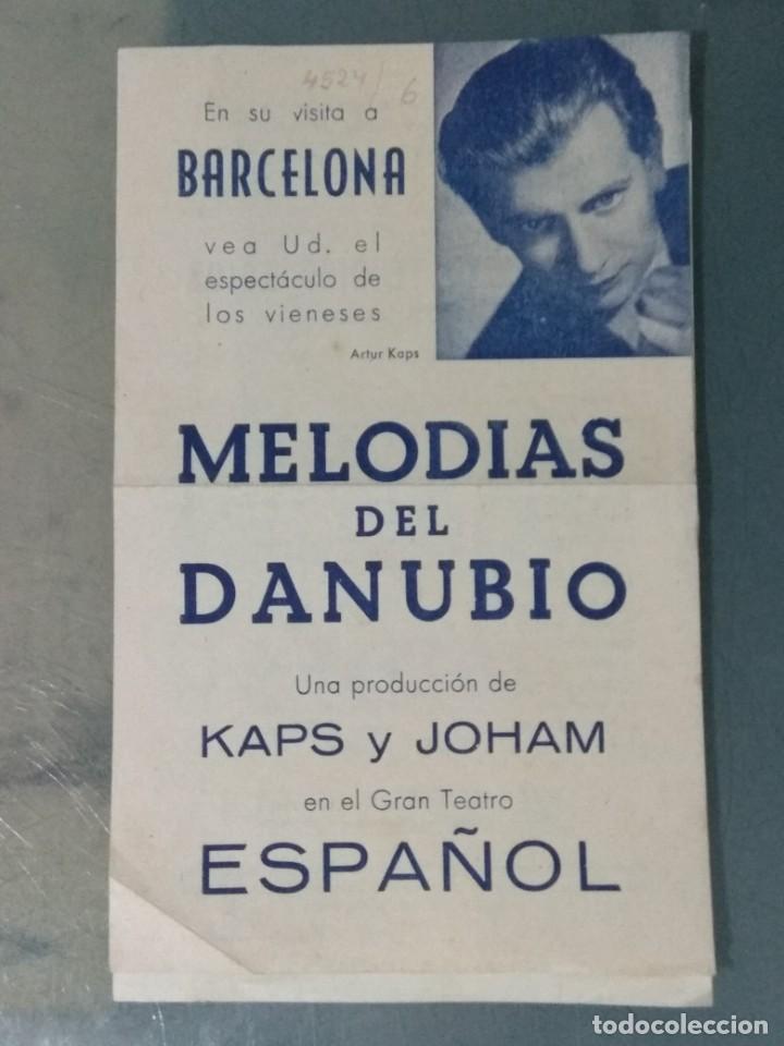 Cine: MELODIAS DEL DANUBIO. ARTUR KAPS. - Foto 1