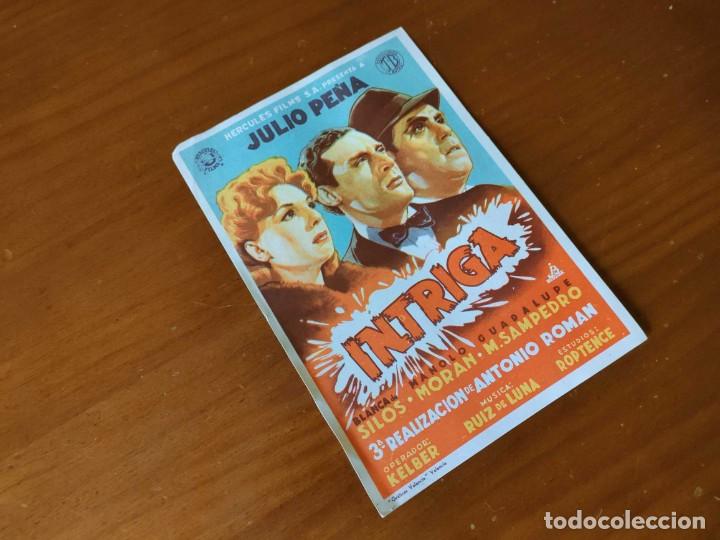 Cine: PROGRAMA DE CINE - INTRIGA - JULIO PE&Ntilde;A FOLLETO DE MANO - 1942. - Foto 15