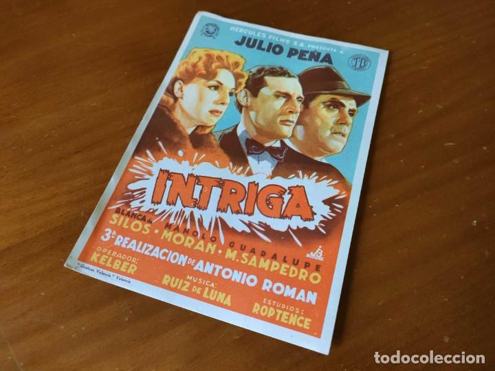 Cine: PROGRAMA DE CINE - INTRIGA - JULIO PE&Ntilde;A FOLLETO DE MANO - 1942. - Foto 17