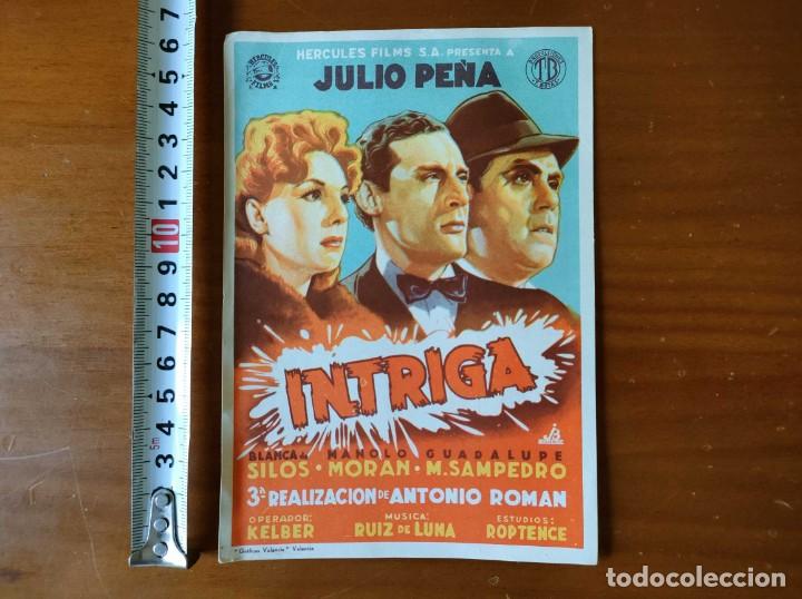 Cine: PROGRAMA DE CINE - INTRIGA - JULIO PE&Ntilde;A FOLLETO DE MANO - 1942. - Foto 23