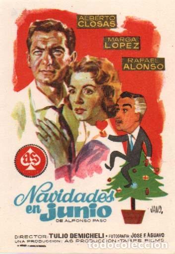 Cine: Navidades en Julio, folleto de mano - Foto 1