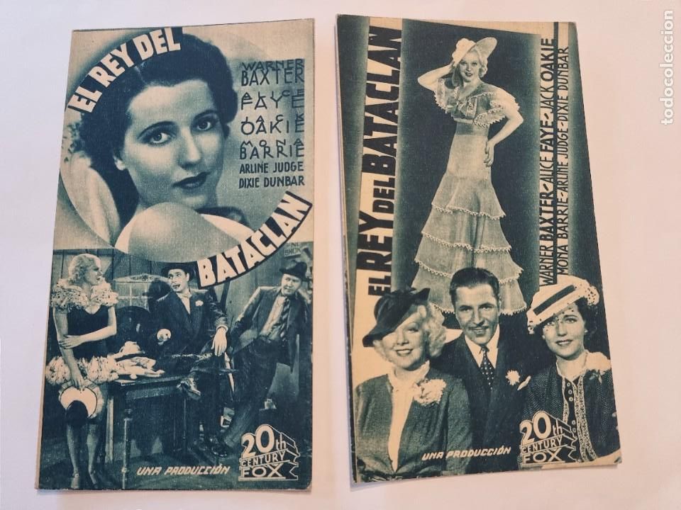 Cine: LOTE DOS PROGRAMAS CINE : EL REY DEL BATACLAN - Foto 1