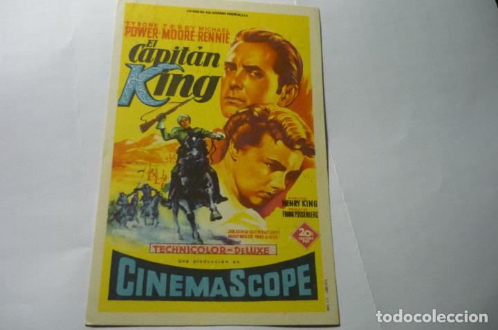 Cine: PROGRAMA CAPITAN KING.-TYRONE POWER PUBLICIDAD - Foto 1
