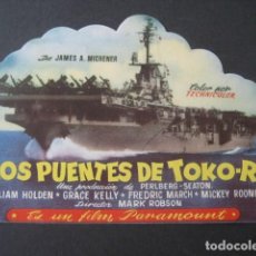Cine: LOS PUENTES DE TOKO-RI. TROQUELADO, PUBLICIDAD CINE MAXIMO Y ROVIRA