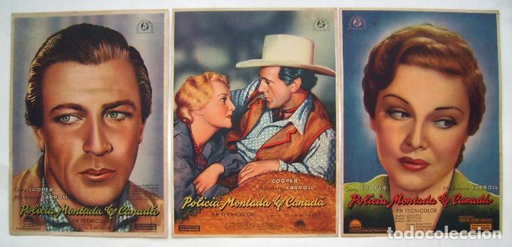 Cine: POLIC&Iacute;A MONTADA DEL CANAD&Aacute;, con Gary Cooper.