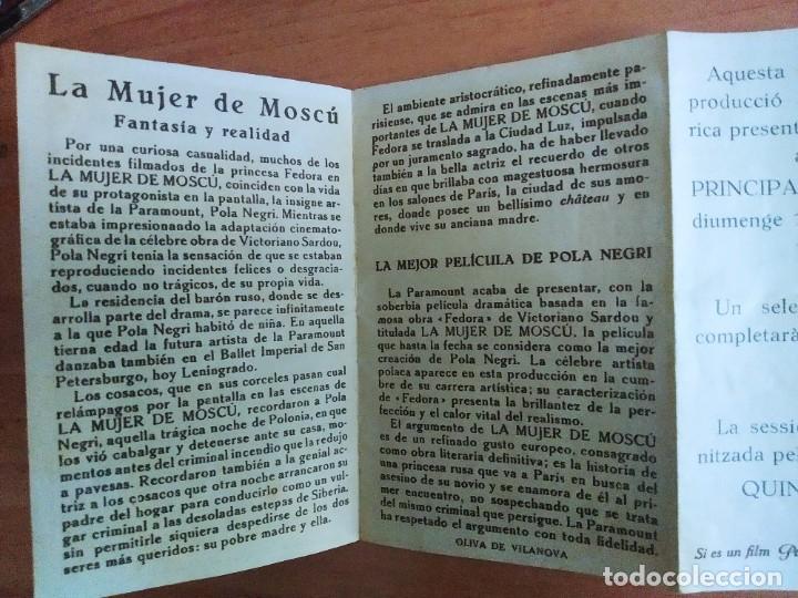 Cine: Z-- PROGRAMAS DE CINE -- LA MUJER DE MOSCOU - Foto 3