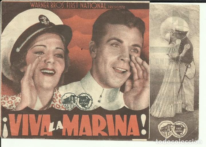 Cine: PTCC 095 VIVA LA MARINA PROGRAMA DOBLE WARNER DICK POWELL RUBY KEELER - Foto 1