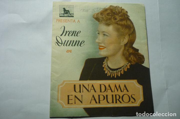 Cine: programa doble una dama en apuros irene dunne -sello cine - Foto 1