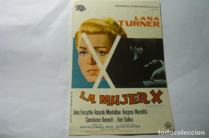 Cine: programa la mujer x lana turner .publicidad - Foto 1