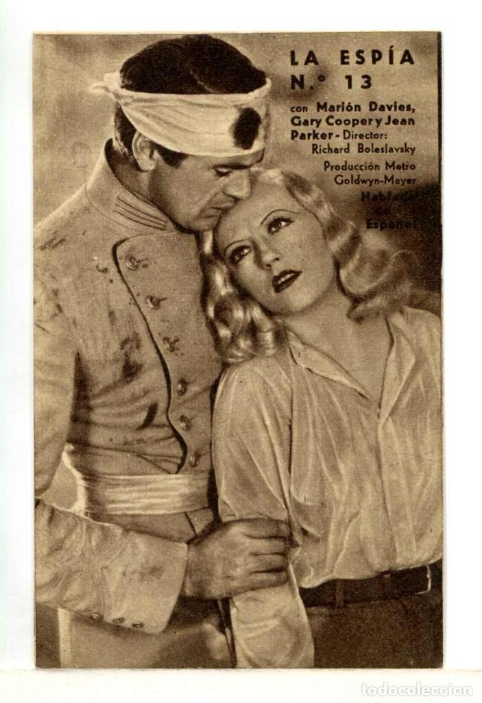 Cine: LA ESP&Iacute;A N&ordm; 13, con Gary Cooper.