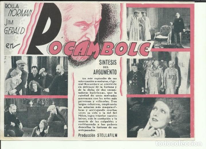 Cine: PTCC 099 ROCAMBOLE PROGRAMA DOBLE EXCLUSIVAS TRIAN ROLLA NORMAN JIM GERALD - Foto 2