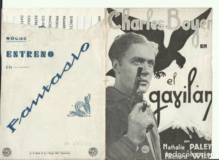 Cine: PTCC 099 EL GAVILAN PROGRAMA DOBLE EXCLUSIVAS HUET CHARLES BOYER - Foto 1