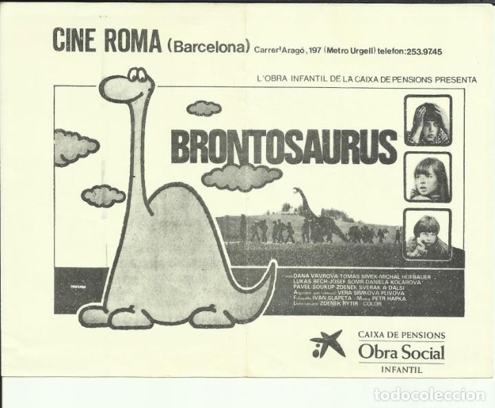 Cine: PTCC 100 BRONTOSAURUS PROGRAMA SENCILLO CINE CHECO - Foto 1
