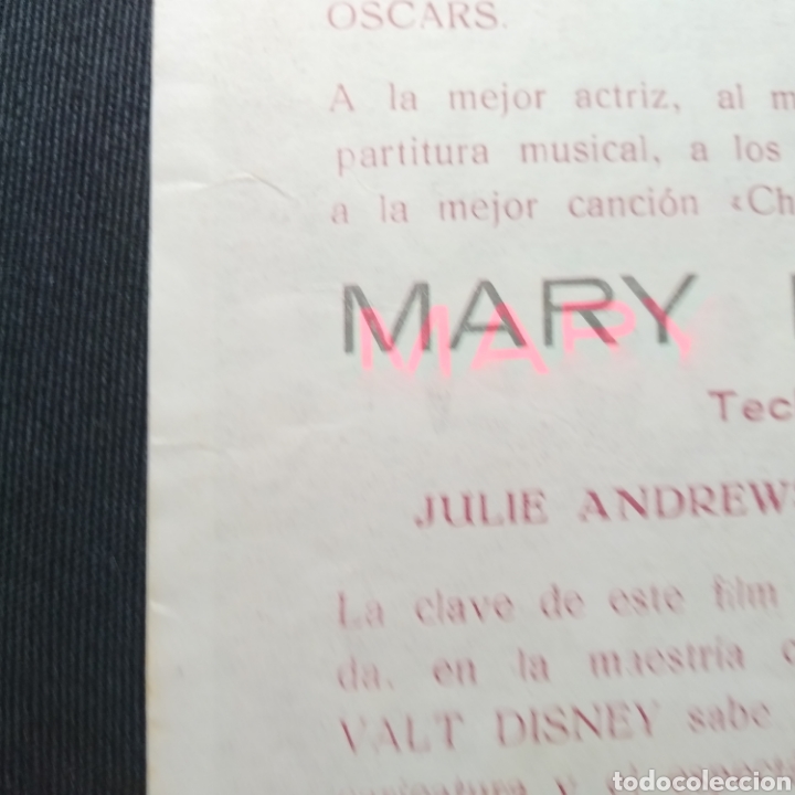 Cine: Walt Disney, Mary Poppins, Julie Andrews, Dick Van Dike, David Tomlinson, Glynis Johns - Foto 4 - 293427483