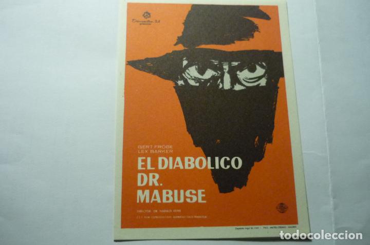 Cine: programa el diabolico dr.mabuse lex barker - Foto 1