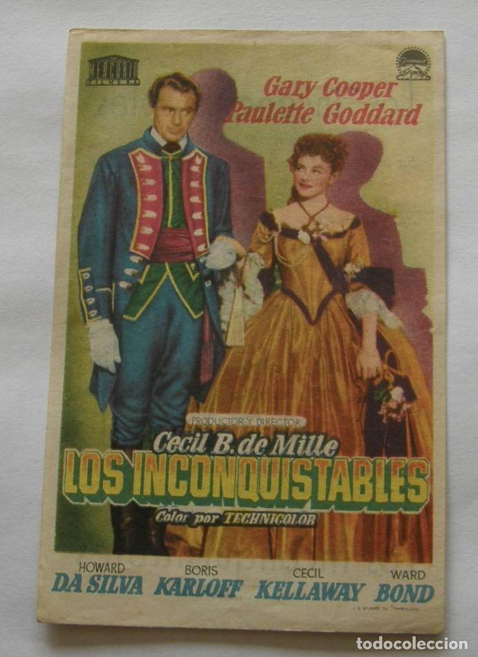 Cine: PROGRAMA DE CINE LOS INCONQUISTABLES - Foto 1