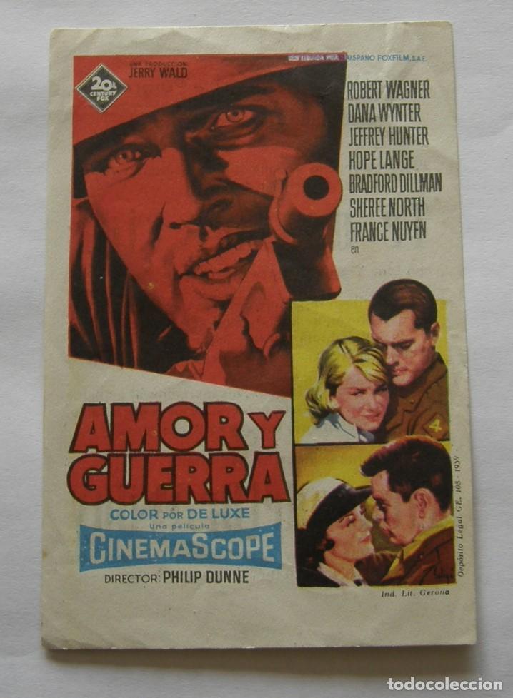 Cine: PROGRAMA DE CINE AMOR Y GUERRA - Foto 1