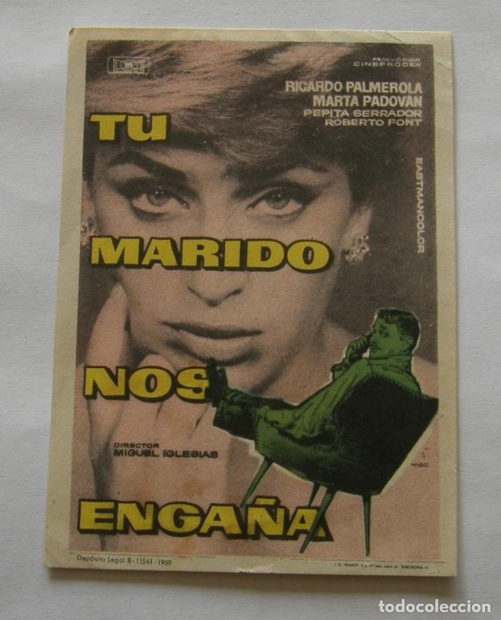 Cine: PROGRAMA DE CINE TU MARIDO NOS ENGA&Ntilde;A, SIN PUBLICIDAD - Foto 1