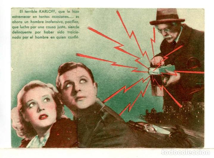Cine: ALARMA EN LA CIUDAD,con Boris Karloff. - Foto 2