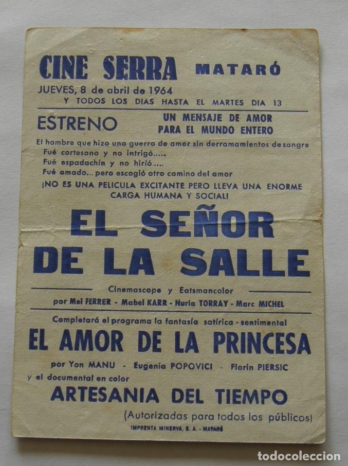 Cine: PROGRAMA DE CINE EL SE&Ntilde;OR DE LA SALLE - Foto 2