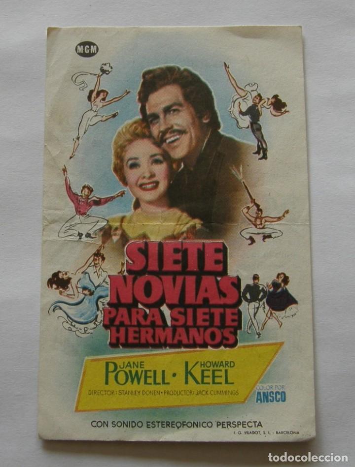 Cine: PROGRAMA DE CINE SIETE NOVIAS PARA SIETE HERMANOS - Foto 1