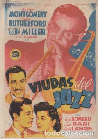 Cine: PROGRAMA DE CINE. VIUDAS DEL JAZZ. PC-4894 - Foto 1